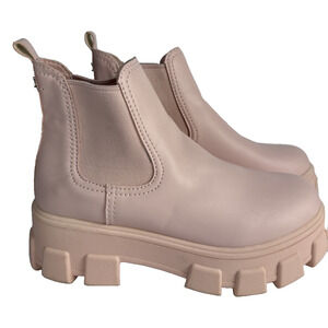 Circus by Sam Edelman Pink Lug Sole Chelsea Ankle Boots Size 7.5 EUC